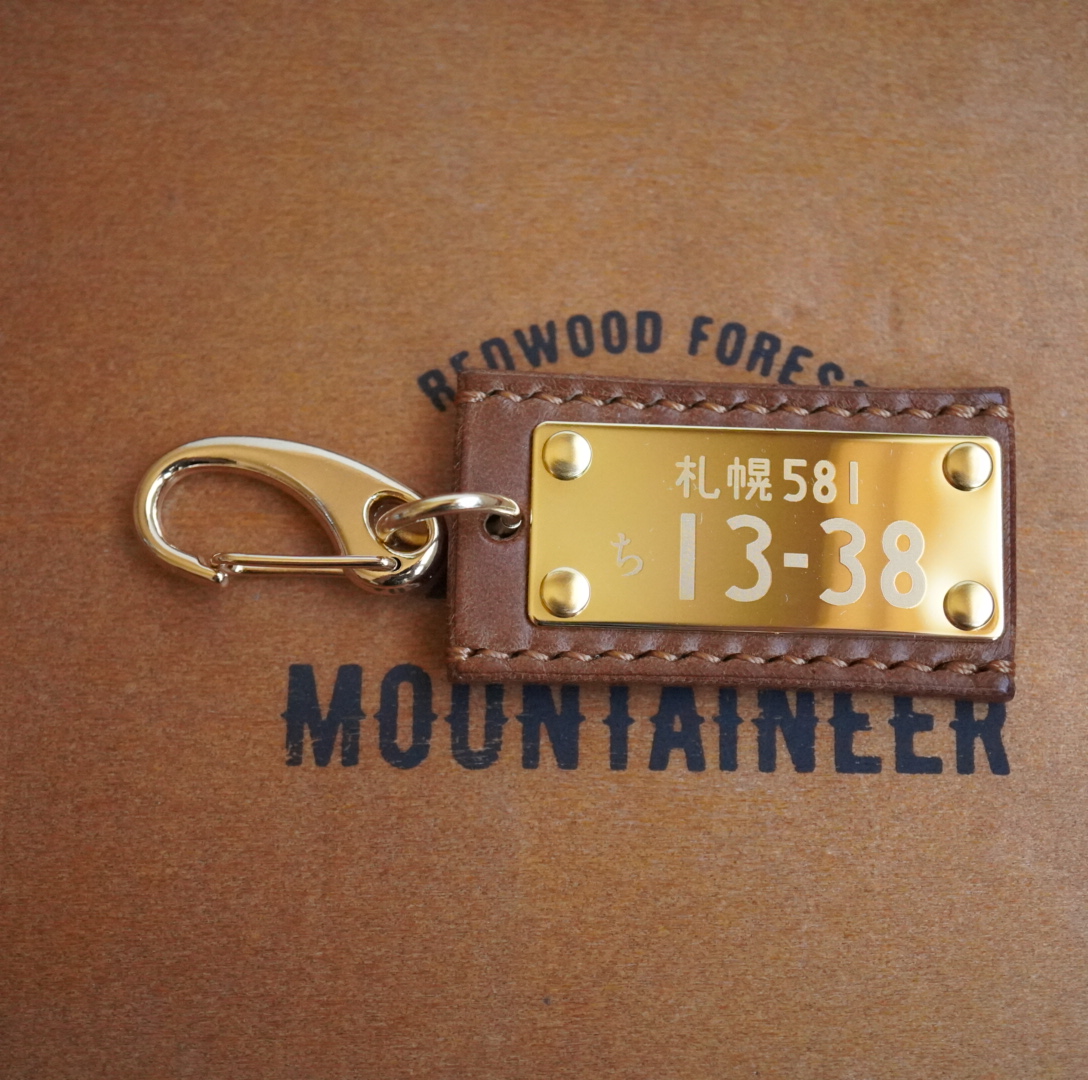 ブッテーロキャメル、糸ライトキャメル、金具ゴールド